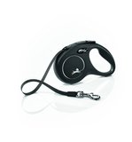 Flexi New Classic Tape 5m Black (M) Retractable Leash-dog-The Pet Centre