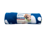 Pawise Basic Blanket with Paws 100x70cm-dog-The Pet Centre