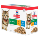 Hills Science Diet Kitten Variety Pack Pouches 12x Box-cat-The Pet Centre