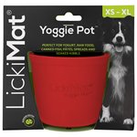LickiMat Yoggie Pot Red-dog-The Pet Centre