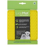 LickiMat Soother Mini Yellow-dog-The Pet Centre