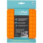 LickiMat Playdate Mini Orange-dog-The Pet Centre