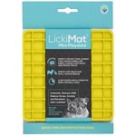 LickiMat Playdate Mini Yellow-dog-The Pet Centre