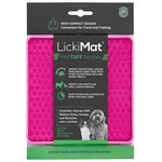 LickiMat Tuff Soother Mini Pink-dog-The Pet Centre