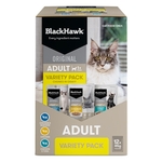 Black Hawk Original Cat 12pk Variety in Gravy 85g-cat-The Pet Centre