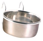 Stainless Steel Coop Cup & Holder -0.9L 15cm-bird-The Pet Centre