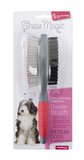 Shear Magic Brush Double Medium-dog-The Pet Centre