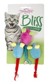 Trouble & Trix Bliss Mice Bell 3pk-cat-The Pet Centre