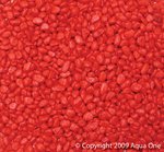 Aqua One Gravel - Scarlet Red 1kg-gravel-The Pet Centre