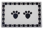 Pet Paws Black Placemat-dog-The Pet Centre