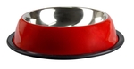 Stainless 450ml Bowl Non Tip anti Skid Red-dog-The Pet Centre