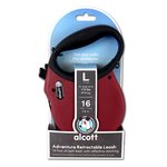 Adventure Retractable Lead Large Red 4.8m-collars-|-leads-|-harnesses-The Pet Centre