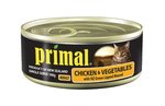 Primal Chicken & Vegatable Cat Food Can 100g-cat-The Pet Centre