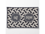 Tapestry Placemat - "EAT DRINK"-dog-The Pet Centre