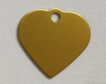 Personalised IMARC Heart Tag Small Gold-dog-The Pet Centre