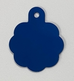 Personalised IMARC Tag Rosette Small Blue-dog-The Pet Centre