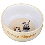 Honey & Hopper Ceramic Bowl 11cm-small-pet-The Pet Centre