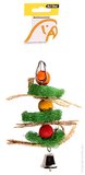 Avi One Loofah Beads & Straw Toy-bird-The Pet Centre