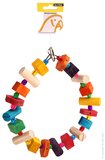 Avi One Wooden Ring Beads Toy-bird-The Pet Centre