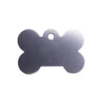 Personalised iMarc Bone Tag Large Pewter-dog-The Pet Centre