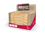 Yours Droolly Beef Rawhide Bone 8 inch-dog-The Pet Centre