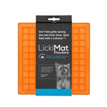 LickiMat Playdate Orange-dog-The Pet Centre