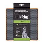 LickiMat Tuff Soother Orange-dog-The Pet Centre