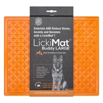 LickiMat XL Buddy Orange-dog-The Pet Centre