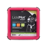 LickiMat Keeper Pink-dog-The Pet Centre