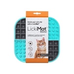 LickiMat Cat Slomo Turquoise-cat-The Pet Centre