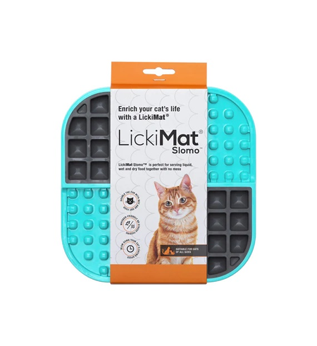 LickiMat Cat Slomo Turquoise