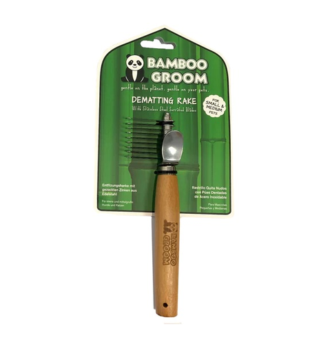 Bamboo Groom Dematting Rake - Regular