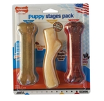 Nylabone Puppy Stages Triple Pack Wolf-dog-The Pet Centre