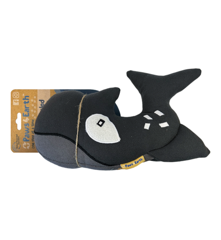 Paws 4 Earth Dog Toy Stuffed Killer Whale