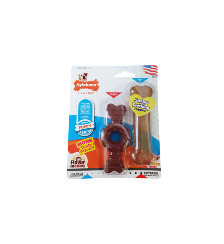 Nylabone Puppy Twin Pack Petite