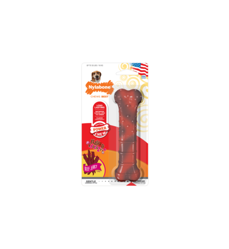 Nylabone Dura Chew Textured Beef Jerky Wolf