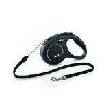 Flexi New Classic Cord 5m Black (S) Retractable Leash-dog-The Pet Centre