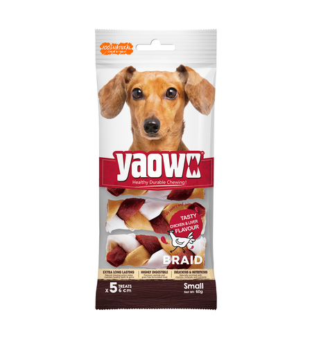Yaow Chicken & Liver Flavoured Treat Small 60g 5pk