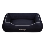 Red Dingo Donut Bed Small Black-dog-The Pet Centre