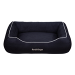 Red Dingo Donut Bed Large Black-dog-The Pet Centre