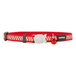 Red Dingo Cat Collar Reflective Ziggy Red 12mm x 20-32cm-cat-The Pet Centre