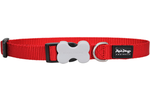 Red Dingo Dog Collar Plain Red Medium 20mm x 30-47cm-dog-The Pet Centre