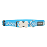 Red Dingo Dog Collar Reflective Ziggy Turquoise Small 12mm x 20-32cm-dog-The Pet Centre