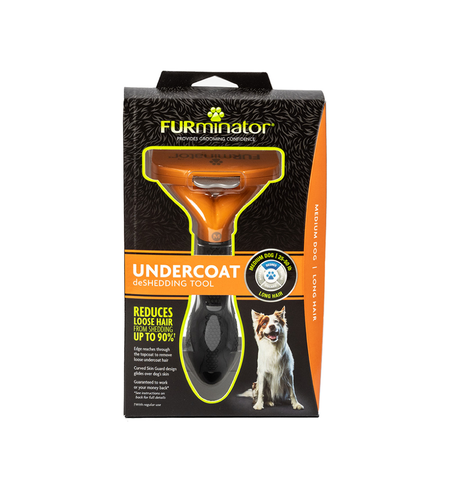 Furminator Long Hair Deshedding Tool Medium Dog