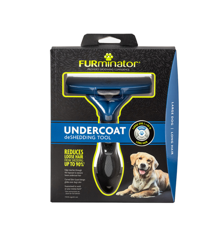 Furminator Long Hair Deshedding Tool Large Dog