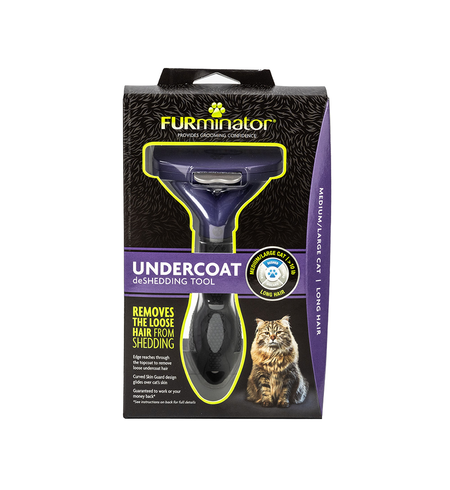 Furminator Long Hair Deshedding Tool Medium Large Cat