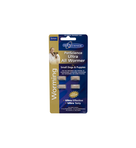 Pet Science Ultra All Wormer for Small Breed Dogs