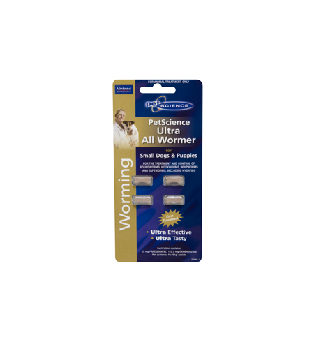 Pet Science Ultra All Wormer for Small Breed Dogs