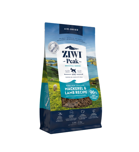 Ziwi Peak Air Dried New Zealand Mackerel & Lamb Dog Food 2.5kg