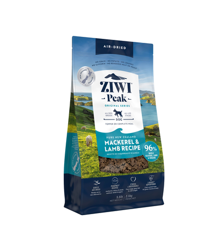 Ziwi Peak Air Dried New Zealand Mackerel & Lamb Dog Food 2.5kg